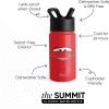 imageSimple Modern Kids Summit Water Bottle with Straw Lid  Disney Pixar Monsters Inc 18oz Stainless Steel Cup Insulated Tumbler for Boys Girls School  Dream TeamDisneyCars Kachow
