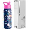 imageSimple Modern Kids Summit Water Bottle with Straw Lid  Disney Pixar Monsters Inc 18oz Stainless Steel Cup Insulated Tumbler for Boys Girls School  Dream TeamUnicorn Rainbows
