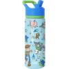 imageSimple Modern Kids Summit Water Bottle with Straw Lid  Disney Pixar Monsters Inc 18oz Stainless Steel Cup Insulated Tumbler for Boys Girls School  Dream TeamDisneyBuzz and Woody Adventures