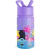 imageSimple Modern Kids Summit Water Bottle with Straw Lid  Disney Pixar Monsters Inc 18oz Stainless Steel Cup Insulated Tumbler for Boys Girls School  Dream TeamTrolls Sparkle