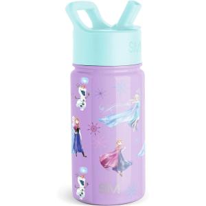 imageSimple Modern Kids Summit Water Bottle with Straw Lid  Disney Pixar Monsters Inc 18oz Stainless Steel Cup Insulated Tumbler for Boys Girls School  Dream TeamDisneyFrozen Sisters