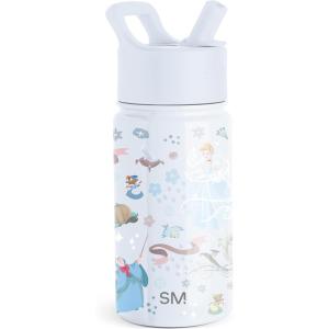 imageSimple Modern Kids Summit Water Bottle with Straw Lid  Disney Pixar Monsters Inc 18oz Stainless Steel Cup Insulated Tumbler for Boys Girls School  Dream TeamDisneyCinderella Floral Wishes