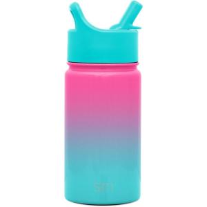 imageSimple Modern Kids Summit Water Bottle with Straw Lid  Disney Pixar Monsters Inc 18oz Stainless Steel Cup Insulated Tumbler for Boys Girls School  Dream TeamOmbre Sorbet
