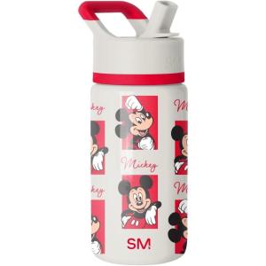 imageSimple Modern Kids Summit Water Bottle with Straw Lid  Disney Pixar Monsters Inc 18oz Stainless Steel Cup Insulated Tumbler for Boys Girls School  Dream TeamDisneyMickey Montage