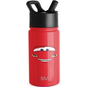 imageSimple Modern Kids Summit Water Bottle with Straw Lid  Disney Pixar Monsters Inc 18oz Stainless Steel Cup Insulated Tumbler for Boys Girls School  Dream TeamDisneyCars Kachow