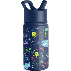 imageSimple Modern Kids Summit Water Bottle with Straw Lid  Disney Pixar Monsters Inc 18oz Stainless Steel Cup Insulated Tumbler for Boys Girls School  Dream TeamDisneyMonsters Inc Dream Team
