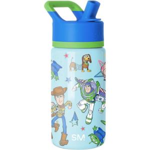 imageSimple Modern Kids Summit Water Bottle with Straw Lid  Disney Pixar Monsters Inc 18oz Stainless Steel Cup Insulated Tumbler for Boys Girls School  Dream TeamDisneyBuzz and Woody Adventures