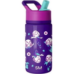 imageSimple Modern Kids Summit Water Bottle with Straw Lid  Disney Pixar Monsters Inc 18oz Stainless Steel Cup Insulated Tumbler for Boys Girls School  Dream TeamMarvel Spider Gwen