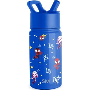 imageSimple Modern Kids Summit Water Bottle with Straw Lid  Disney Pixar Monsters Inc 18oz Stainless Steel Cup Insulated Tumbler for Boys Girls School  Dream TeamMarvelSpidey  Friends