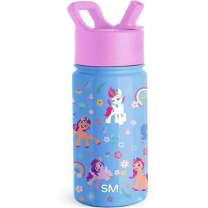 imageSimple Modern Kids Summit Water Bottle with Straw Lid  Disney Pixar Monsters Inc 18oz Stainless Steel Cup Insulated Tumbler for Boys Girls School  Dream TeamMy Little Pony Garden of Rainbows