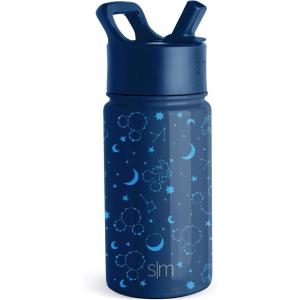 imageSimple Modern Kids Summit Water Bottle with Straw Lid  Disney Pixar Monsters Inc 18oz Stainless Steel Cup Insulated Tumbler for Boys Girls School  Dream TeamDisneyMickey Mouse Constellations