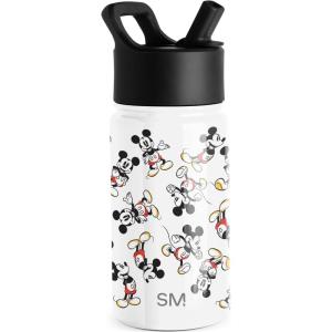 imageSimple Modern Kids Summit Water Bottle with Straw Lid  Disney Pixar Monsters Inc 18oz Stainless Steel Cup Insulated Tumbler for Boys Girls School  Dream TeamDisneyMickey Mouse Retro