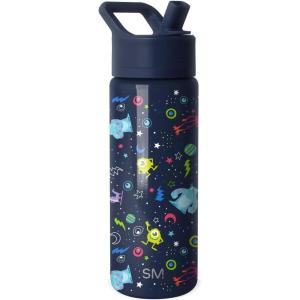 imageSimple Modern Kids Summit Water Bottle with Straw Lid  Disney Pixar Monsters Inc 18oz Stainless Steel Cup Insulated Tumbler for Boys Girls School  Dream TeamDisneyPixar Monsters Inc Dream Team