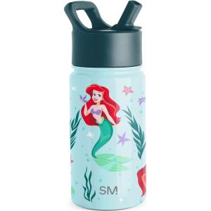 imageSimple Modern Kids Summit Water Bottle with Straw Lid  Disney Pixar Monsters Inc 18oz Stainless Steel Cup Insulated Tumbler for Boys Girls School  Dream TeamDisneyThe Little Mermaid Ariels Treasures