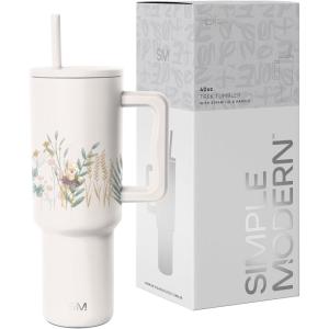 imageSimple Modern Disney 40 oz Tumbler with Handle and Straw Lid  Insulated Reusable Stainless Steel Water Bottle Travel Mug  Gifts for Women Men Him Her  Trek Collection  40oz  Seal of a PrincessDisney Winnie The Pooh in the Wilderness