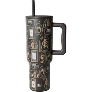 imageSimple Modern Disney 40 oz Tumbler with Handle and Straw Lid  Insulated Reusable Stainless Steel Water Bottle Travel Mug  Gifts for Women Men Him Her  Trek Collection  40oz  Seal of a PrincessHarry Potter Dark Arts