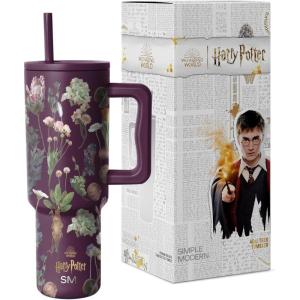 imageSimple Modern Disney 40 oz Tumbler with Handle and Straw Lid  Insulated Reusable Stainless Steel Water Bottle Travel Mug  Gifts for Women Men Him Her  Trek Collection  40oz  Seal of a PrincessHarry Potter Herbology