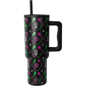 imageSimple Modern Disney 40 oz Tumbler with Handle and Straw Lid  Insulated Reusable Stainless Steel Water Bottle Travel Mug  Gifts for Women Men Him Her  Trek Collection  40oz  Seal of a PrincessWicked Brooms and Wands