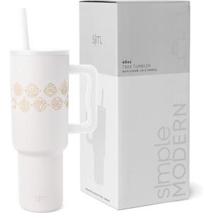 imageSimple Modern Disney 40 oz Tumbler with Handle and Straw Lid  Insulated Reusable Stainless Steel Water Bottle Travel Mug  Gifts for Women Men Him Her  Trek Collection  40oz  Seal of a PrincessDisney Seal of a Princess