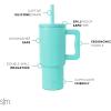 imageSimple Modern Barbie Kids 24 oz Tumbler with Handle and Silicone Straw Lid  Spill Proof Leak Resistant  Reusable Stainless Steel Bottle  Gift Kids Boys Girls  Trek Collection  Barbie CheckmateOcean Water