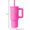 imageSimple Modern Barbie Kids 24 oz Tumbler with Handle and Silicone Straw Lid  Spill Proof Leak Resistant  Reusable Stainless Steel Bottle  Gift Kids Boys Girls  Trek Collection  Barbie CheckmateRaspberry Vibes