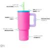 imageSimple Modern Barbie Kids 24 oz Tumbler with Handle and Silicone Straw Lid  Spill Proof Leak Resistant  Reusable Stainless Steel Bottle  Gift Kids Boys Girls  Trek Collection  Barbie CheckmateMultiColor 80s Mix