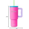 imageSimple Modern Barbie Kids 24 oz Tumbler with Handle and Silicone Straw Lid  Spill Proof Leak Resistant  Reusable Stainless Steel Bottle  Gift Kids Boys Girls  Trek Collection  Barbie CheckmateMultiColor 80s Mix