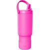 imageSimple Modern Barbie Kids 24 oz Tumbler with Handle and Silicone Straw Lid  Spill Proof Leak Resistant  Reusable Stainless Steel Bottle  Gift Kids Boys Girls  Trek Collection  Barbie CheckmateRaspberry Vibes