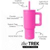 imageSimple Modern Barbie Kids 24 oz Tumbler with Handle and Silicone Straw Lid  Spill Proof Leak Resistant  Reusable Stainless Steel Bottle  Gift Kids Boys Girls  Trek Collection  Barbie CheckmateRaspberry Vibes