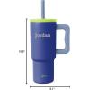 imageSimple Modern Barbie Kids 24 oz Tumbler with Handle and Silicone Straw Lid  Spill Proof Leak Resistant  Reusable Stainless Steel Bottle  Gift Kids Boys Girls  Trek Collection  Barbie CheckmateMultiColor Asteroid