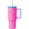 imageSimple Modern Barbie Kids 24 oz Tumbler with Handle and Silicone Straw Lid  Spill Proof Leak Resistant  Reusable Stainless Steel Bottle  Gift Kids Boys Girls  Trek Collection  Barbie CheckmateMultiColor 80s Mix