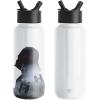 imageSimple Modern Disney Princess Water Bottle with Straw Lid Vacuum Insulated Stainless Steel Metal Thermos  Gifts for Women Reusable Leak Proof Flask  Summit Collection  32oz Seal of a PrincessStar Wars Vader Nation