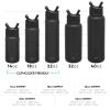 imageSimple Modern Disney Princess Water Bottle with Straw Lid Vacuum Insulated Stainless Steel Metal Thermos  Gifts for Women Reusable Leak Proof Flask  Summit Collection  32oz Seal of a PrincessDC Comics Batman Bat Signal