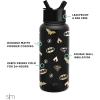 imageSimple Modern Disney Princess Water Bottle with Straw Lid Vacuum Insulated Stainless Steel Metal Thermos  Gifts for Women Reusable Leak Proof Flask  Summit Collection  32oz Seal of a PrincessDC Comics Justice League