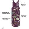 imageSimple Modern Disney Princess Water Bottle with Straw Lid Vacuum Insulated Stainless Steel Metal Thermos  Gifts for Women Reusable Leak Proof Flask  Summit Collection  32oz Seal of a PrincessHarry Potter Herbology