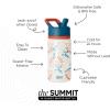 imageSimple Modern Kids Summit Water Bottle with Straw Lid  Teenage Mutant Ninja Turtles 18oz Stainless Steel Cu Insulated Tumbler for Boys School  TMNT Turtles UniteDC Comics Superman Stand for Hope