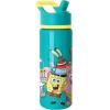 imageSimple Modern Kids Summit Water Bottle with Straw Lid  Teenage Mutant Ninja Turtles 18oz Stainless Steel Cu Insulated Tumbler for Boys School  TMNT Turtles UniteSpongeBob Pals