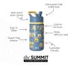 imageSimple Modern Kids Summit Water Bottle with Straw Lid  Teenage Mutant Ninja Turtles 18oz Stainless Steel Cu Insulated Tumbler for Boys School  TMNT Turtles UniteMinions Unite