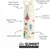 imageSimple Modern Kids Summit Water Bottle with Straw Lid  Teenage Mutant Ninja Turtles 18oz Stainless Steel Cu Insulated Tumbler for Boys School  TMNT Turtles UniteDC Comics Super Hero Boys