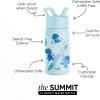 imageSimple Modern Kids Summit Water Bottle with Straw Lid  Teenage Mutant Ninja Turtles 18oz Stainless Steel Cu Insulated Tumbler for Boys School  TMNT Turtles UniteDisneyTropical Stitch