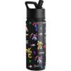 imageSimple Modern Kids Summit Water Bottle with Straw Lid  Teenage Mutant Ninja Turtles 18oz Stainless Steel Cu Insulated Tumbler for Boys School  TMNT Turtles UniteTransformer Block Nation