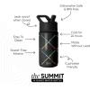 imageSimple Modern Kids Summit Water Bottle with Straw Lid  Teenage Mutant Ninja Turtles 18oz Stainless Steel Cu Insulated Tumbler for Boys School  TMNT Turtles UniteStar Wars Saber Argyle