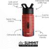 imageSimple Modern Kids Summit Water Bottle with Straw Lid  Teenage Mutant Ninja Turtles 18oz Stainless Steel Cu Insulated Tumbler for Boys School  TMNT Turtles UniteMarvelSpider Armor