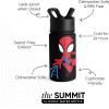 imageSimple Modern Kids Summit Water Bottle with Straw Lid  Teenage Mutant Ninja Turtles 18oz Stainless Steel Cu Insulated Tumbler for Boys School  TMNT Turtles UniteMarvelSpidey Kid