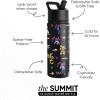 imageSimple Modern Kids Summit Water Bottle with Straw Lid  Teenage Mutant Ninja Turtles 18oz Stainless Steel Cu Insulated Tumbler for Boys School  TMNT Turtles UniteTransformer Block Nation