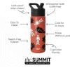 imageSimple Modern Kids Summit Water Bottle with Straw Lid  Teenage Mutant Ninja Turtles 18oz Stainless Steel Cu Insulated Tumbler for Boys School  TMNT Turtles UniteStar Wars Here Comes Trouble