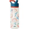 imageSimple Modern Kids Summit Water Bottle with Straw Lid  Teenage Mutant Ninja Turtles 18oz Stainless Steel Cu Insulated Tumbler for Boys School  TMNT Turtles UniteDC Comics Superman Stand for Hope