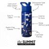 imageSimple Modern Kids Summit Water Bottle with Straw Lid  Teenage Mutant Ninja Turtles 18oz Stainless Steel Cu Insulated Tumbler for Boys School  TMNT Turtles UniteHarry Potter Magical Mashup