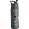 imageSimple Modern Kids Summit Water Bottle with Straw Lid  Teenage Mutant Ninja Turtles 18oz Stainless Steel Cu Insulated Tumbler for Boys School  TMNT Turtles UniteDC Comics Batman POW