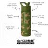 imageSimple Modern Kids Summit Water Bottle with Straw Lid  Teenage Mutant Ninja Turtles 18oz Stainless Steel Cu Insulated Tumbler for Boys School  TMNT Turtles UniteMarvel I Am Groot